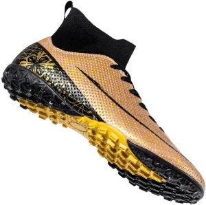 MEBAMY Unisex High top Soccer Boots Cleats Outdoor Athletic Sneaker Turf Football Shoes Spikes Indoor Youth AG Soccer Shoes