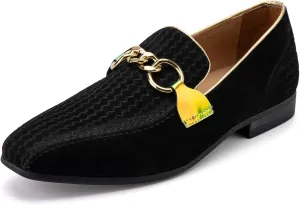 Meijiana Men's Loafers Lightweight Slip-On Moccasins Stylish Dress Shoes Breathable Tassels Loafers