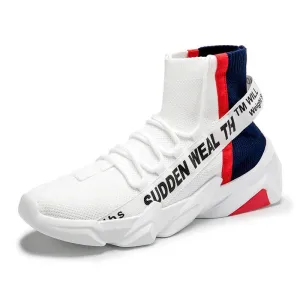 men nevada running sneaker – breathable high-top sports shoes for jogging and outdoor wear