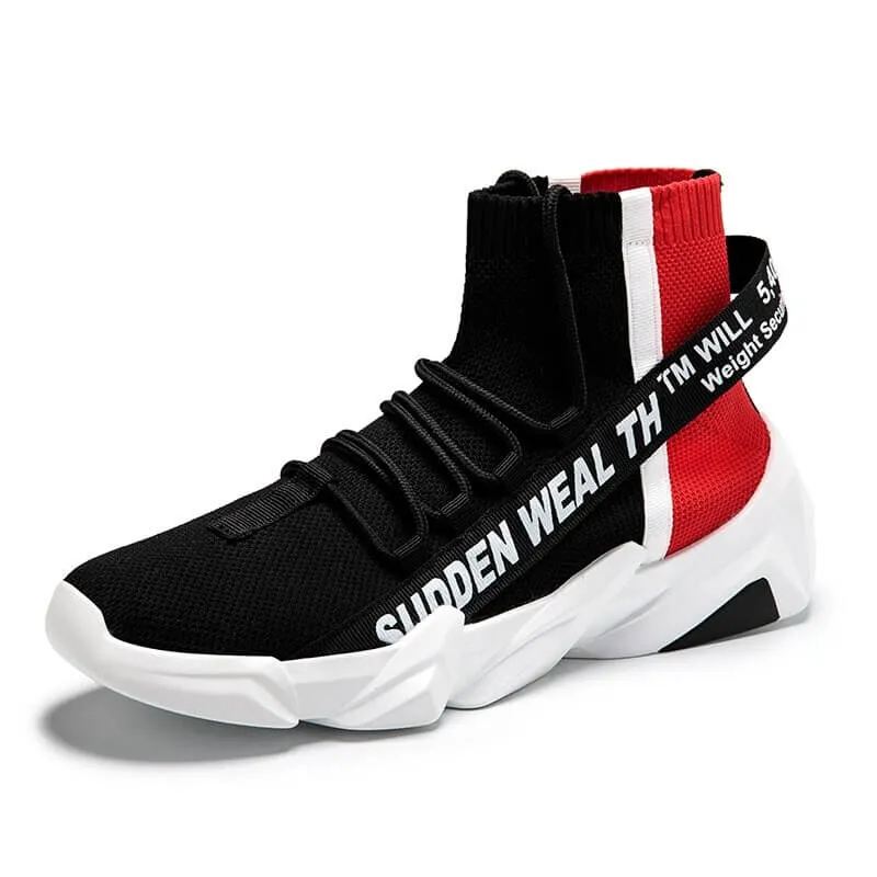men nevada running sneaker – breathable high-top sports shoes for jogging and outdoor wear