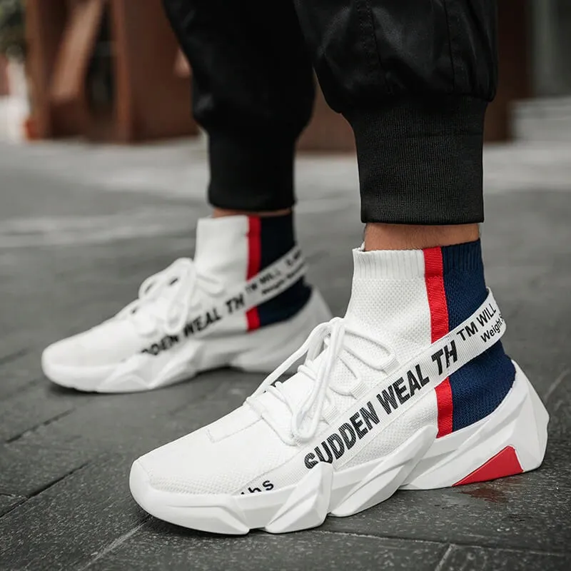 men nevada running sneaker – breathable high-top sports shoes for jogging and outdoor wear
