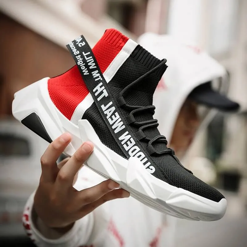 men nevada running sneaker – breathable high-top sports shoes for jogging and outdoor wear