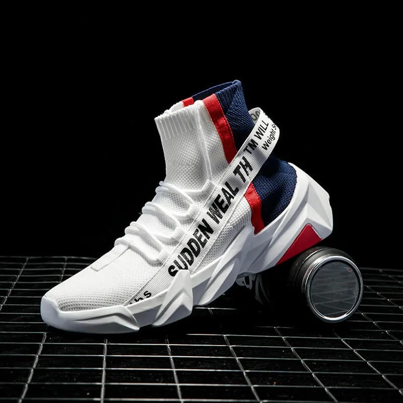 men nevada running sneaker – breathable high-top sports shoes for jogging and outdoor wear