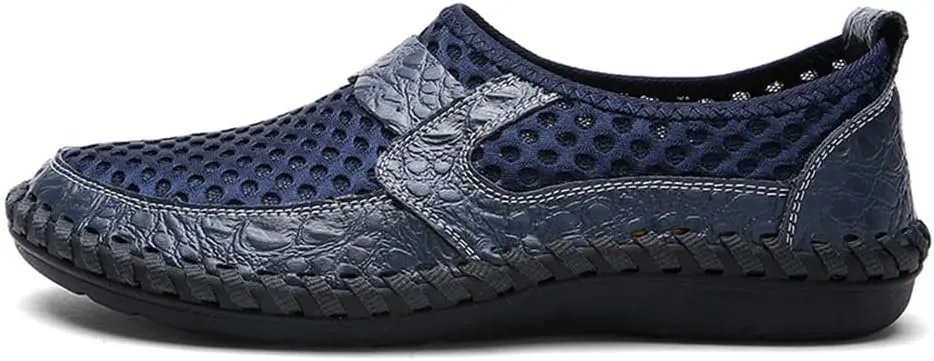 Men's Breathable Casual Mesh Loafers Slip On Walking Shoes Drving Moccasin Loafers for Men