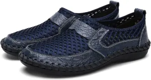 Men's Breathable Casual Mesh Loafers Slip On Walking Shoes Drving Moccasin Loafers for Men