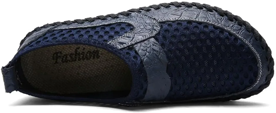 Men's Breathable Casual Mesh Loafers Slip On Walking Shoes Drving Moccasin Loafers for Men