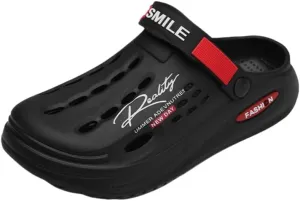 Men's Breathable Slip-On Clogs – Non-Slip Sole, Thick Platform Design, Comfortable Summer Sandals for Outdoor & Garden Activities