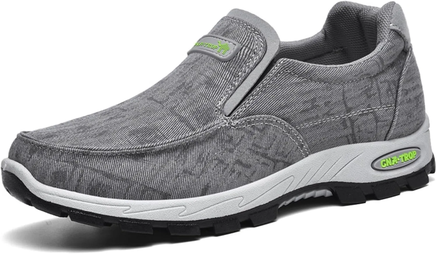 Men's Canvas Comfortable Breathable Orthopedic Loafers Casual Lightweight Slip-On Dad Walking Boat Shoes Outdoor Non-Slip Hiking Sneaker.