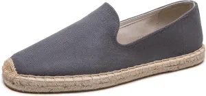 Men's Casual and Comfortable Linen Vegan Canvas Shoes, Men's Flat Shoes, Anti Slip Soles Suitable for Any Occasion in Summer, Spring, and Autumn