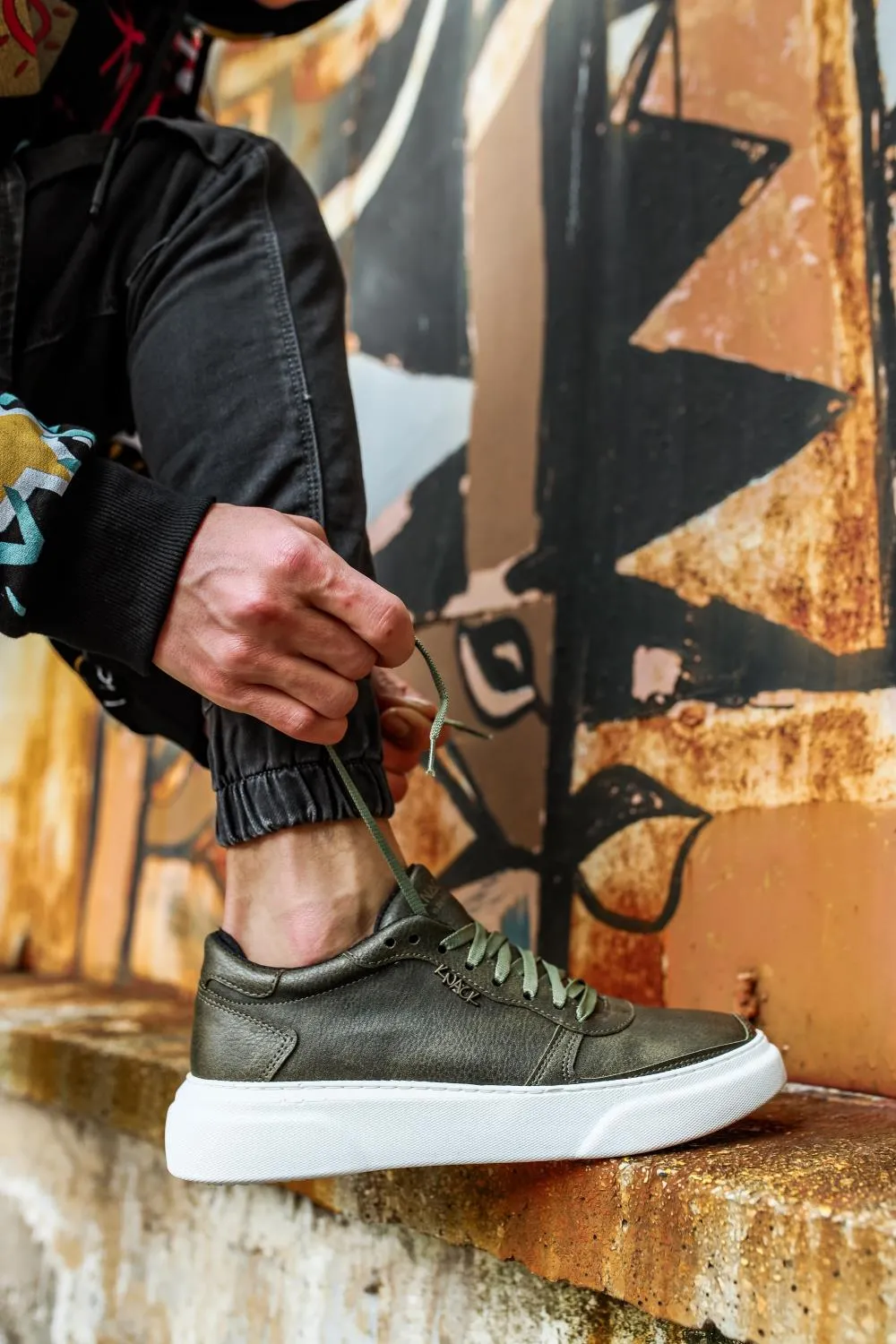 Mens Casual Sneaker Shoes 222 Khaki