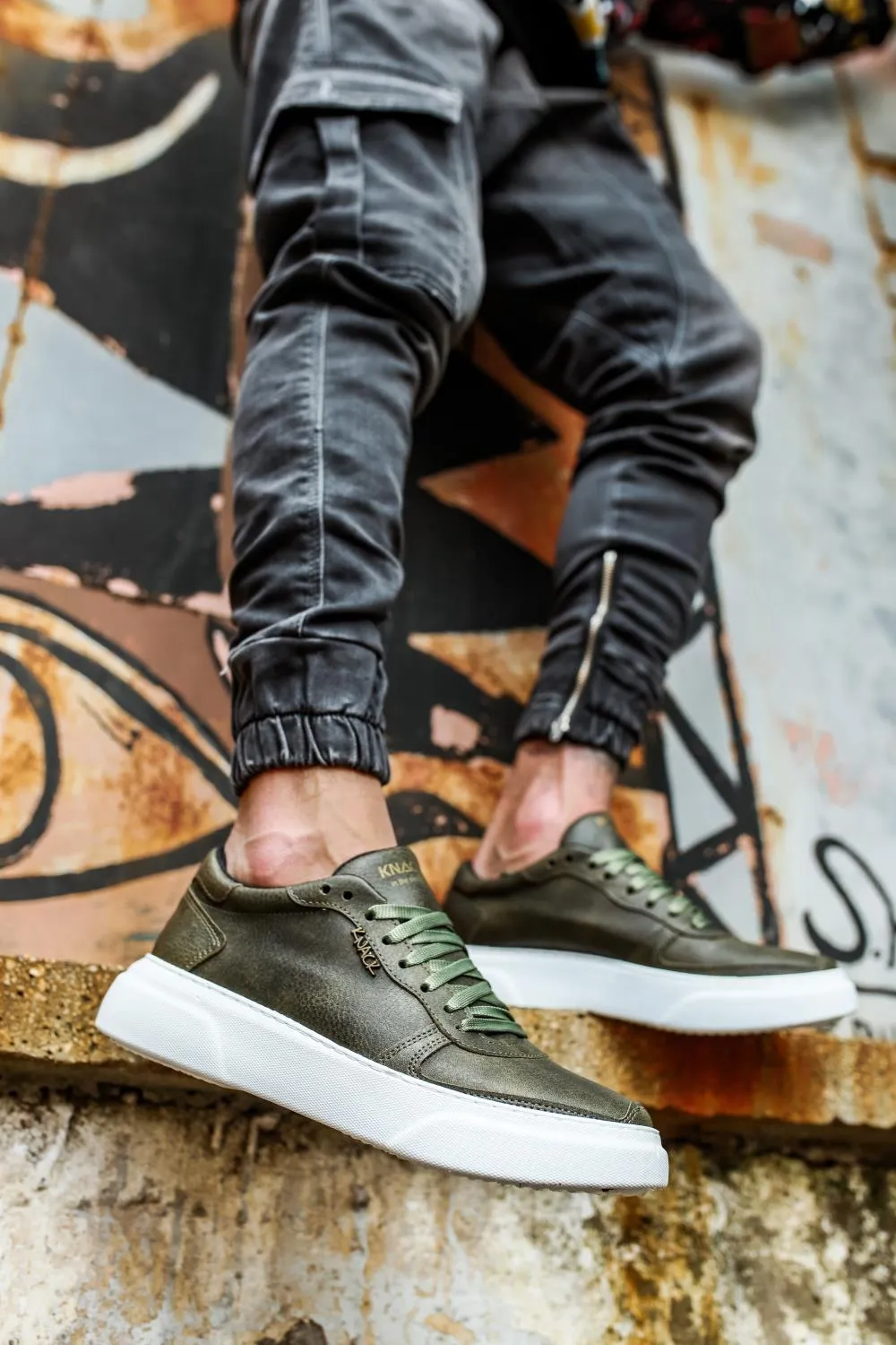 Mens Casual Sneaker Shoes 222 Khaki