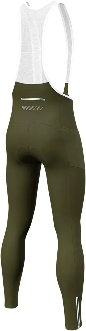 Men's Cycling Bib Pants Padded Bike Cycling Bibs Pants Men Tights with Shoulder Straps 4D Padding Breathable Quick-Dry