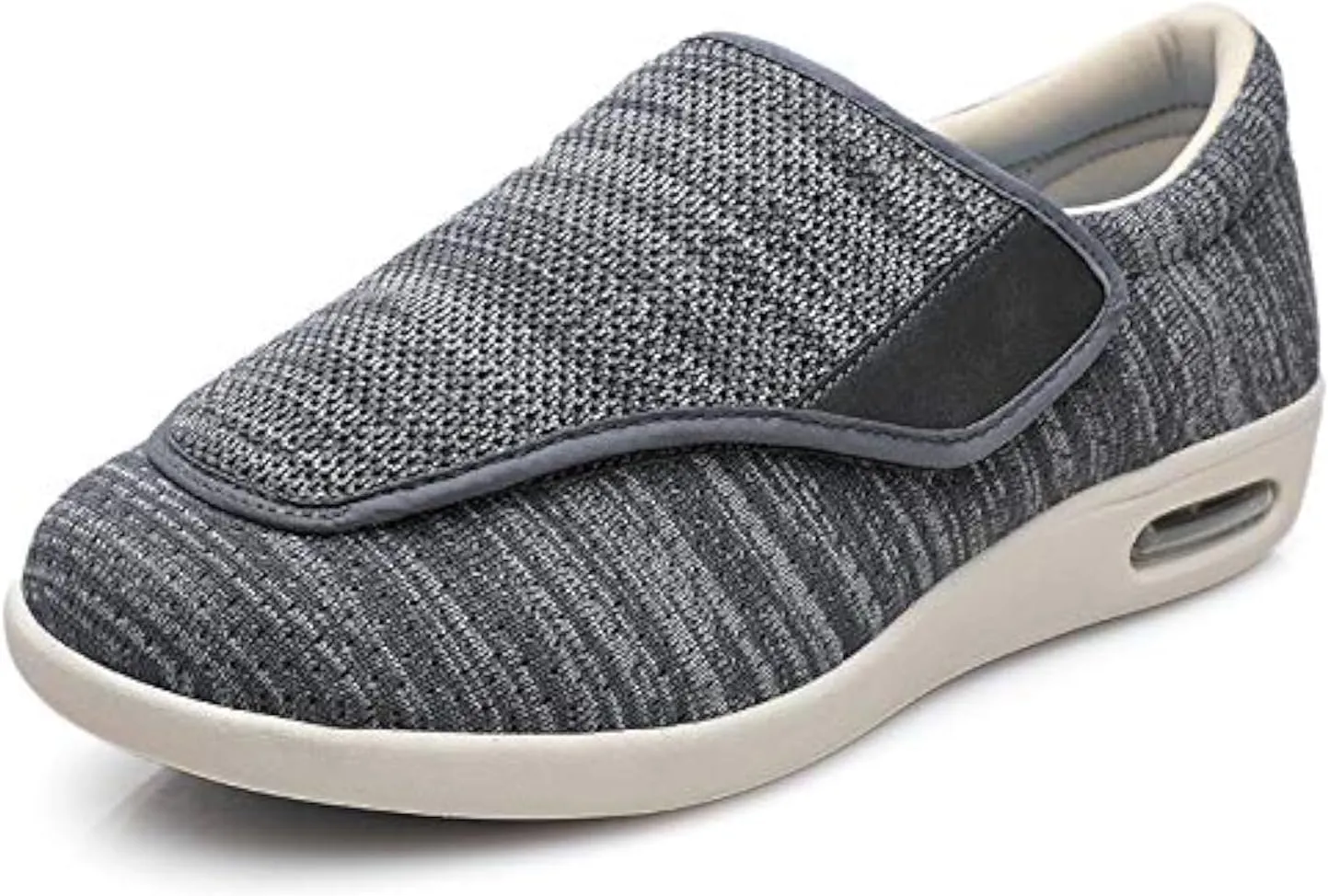 Men's Diabetic Shoes,Wide Width Shoes with Adjust Closure Shoes for Elderly Diabetic Pain Relief Swollen Feet