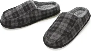 Men's House Slippers, Cozy Non-slip Home Shoes, Warm Comfy Indoor Outdoor Moccasin Slip Ons, Unique Christmas Gifts