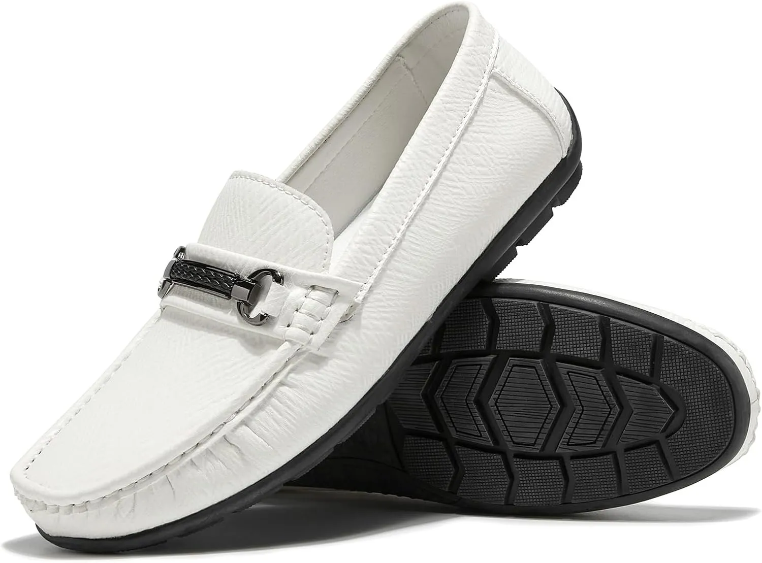 Men's Loafers Casual Slip On Shoes Driving Boat Shoes Soft Penny Loafers for Men