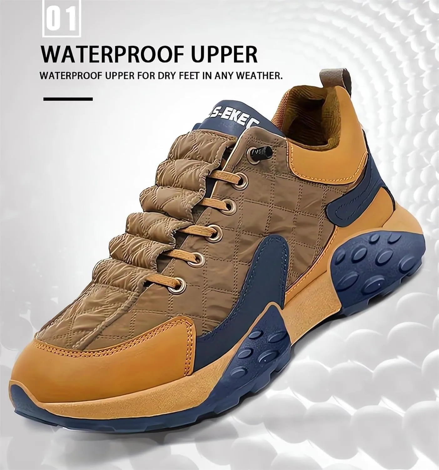 Men's Orthopedic Comfort Sneakers 2024 Waterproof Breathable Walking Tennis Comfortable Wide Shoes Slip on Sneaker