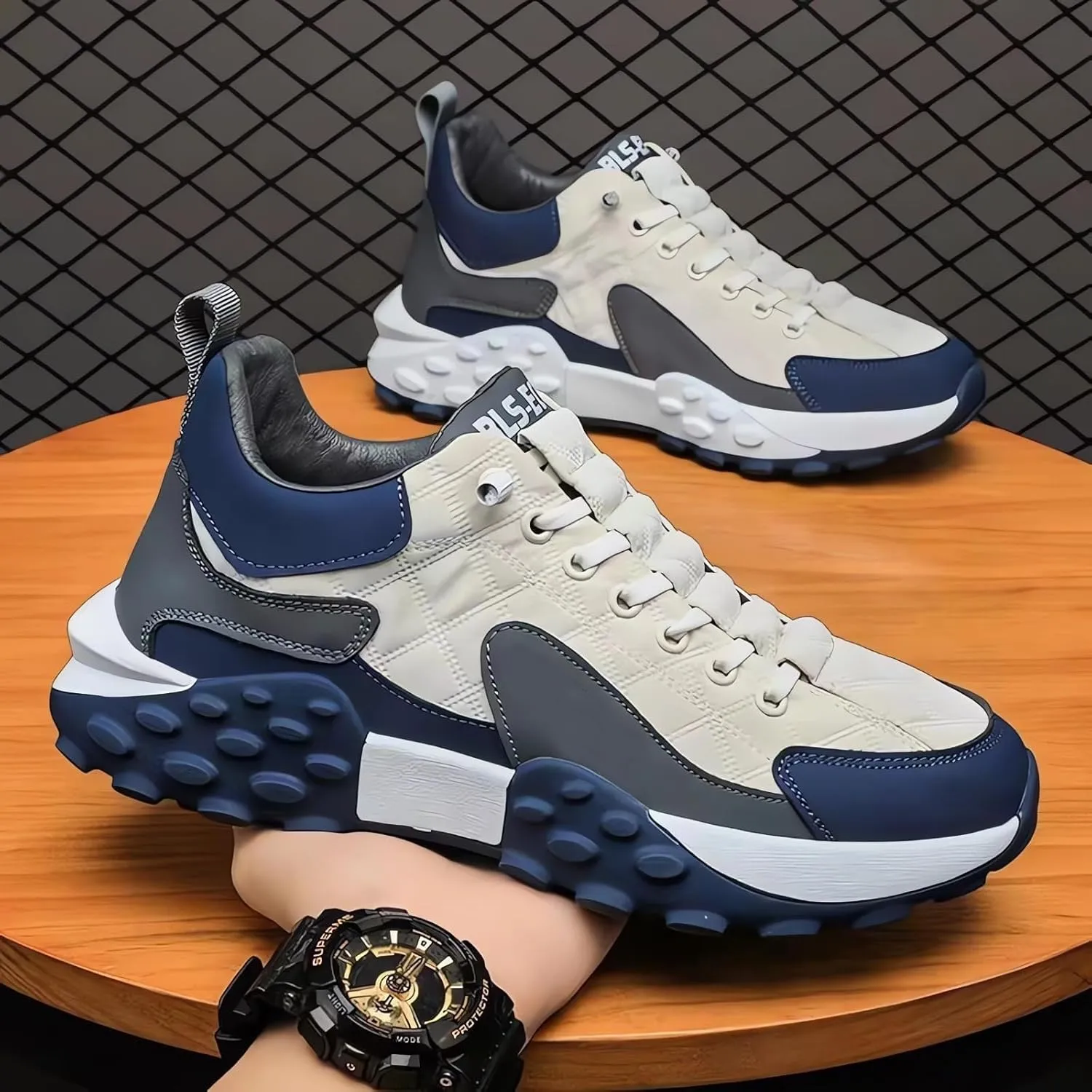 Men's Orthopedic Comfort Sneakers 2024 Waterproof Breathable Walking Tennis Comfortable Wide Shoes Slip on Sneaker