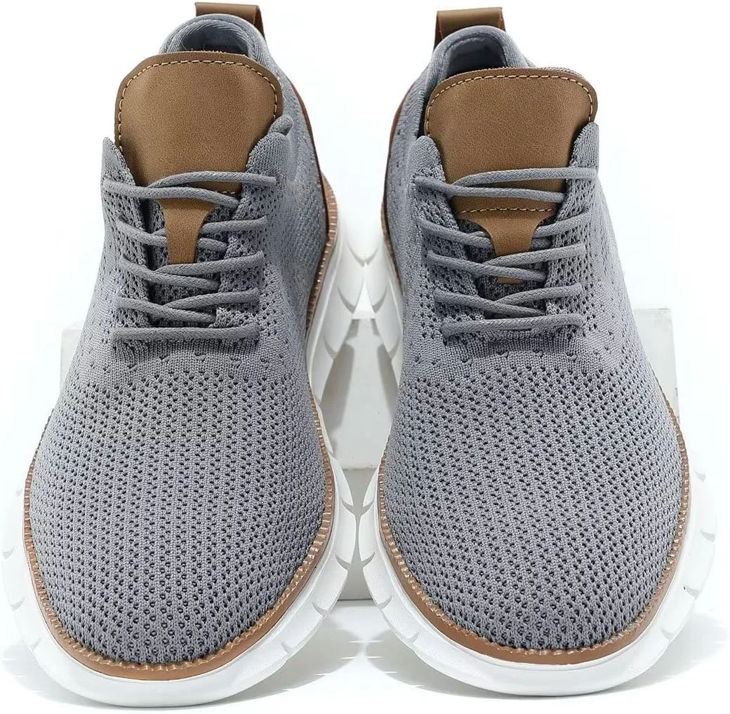 Mens Oxfords Lace-Up Lightweight Casual Walking Shoes Dress Shoes Fashion Sneakers Walking Shoes
