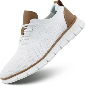 Mens Oxfords Lace-Up Lightweight Casual Walking Shoes Dress Shoes Fashion Sneakers Walking Shoes