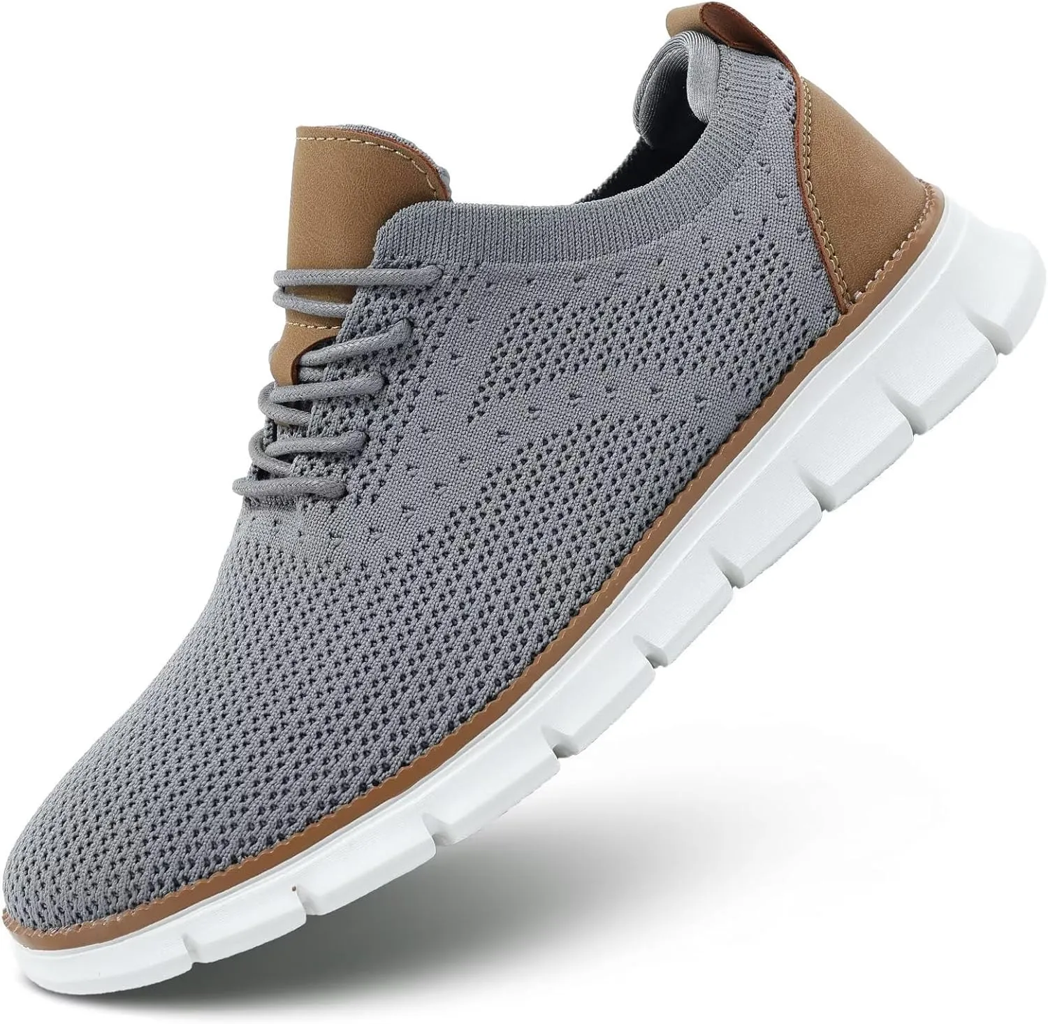 Mens Oxfords Lace-Up Lightweight Casual Walking Shoes Dress Shoes Fashion Sneakers Walking Shoes