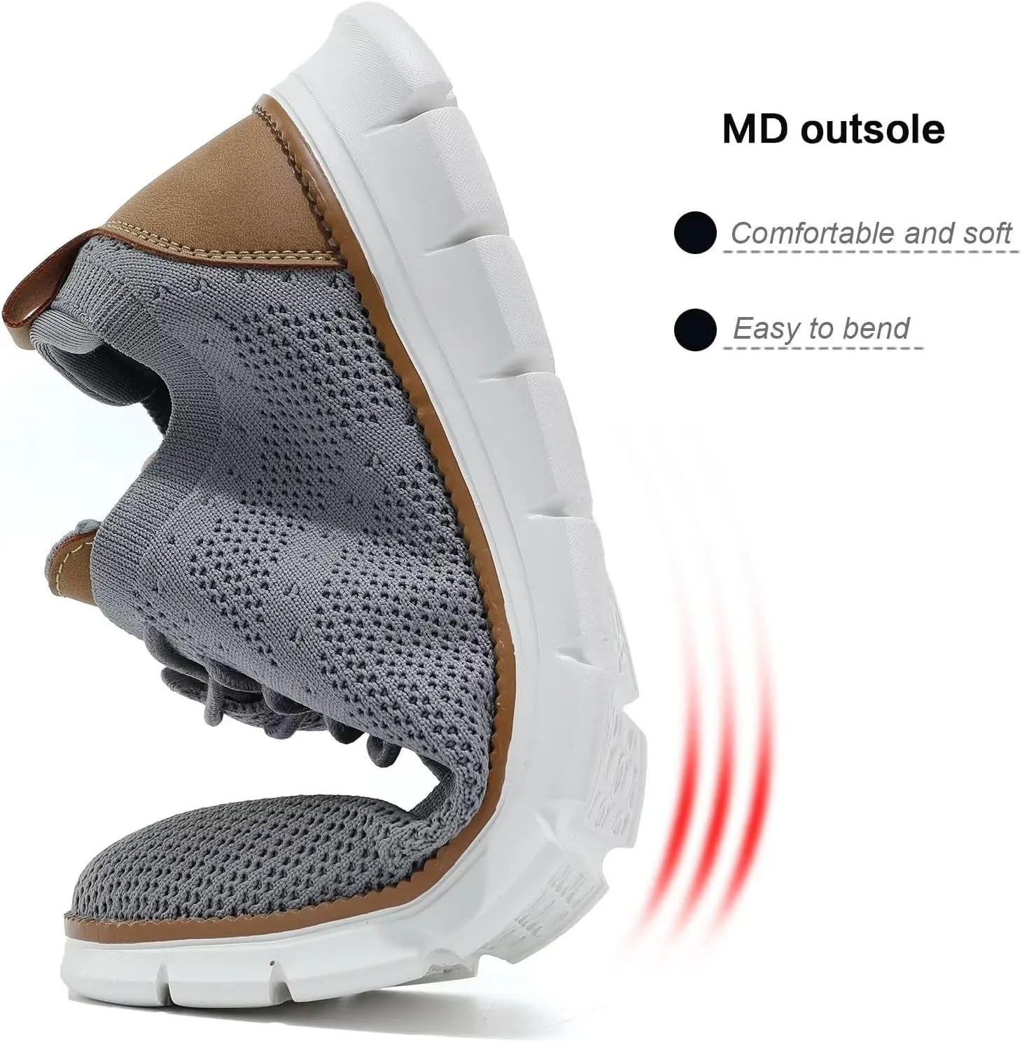 Mens Oxfords Lace-Up Lightweight Casual Walking Shoes Dress Shoes Fashion Sneakers Walking Shoes