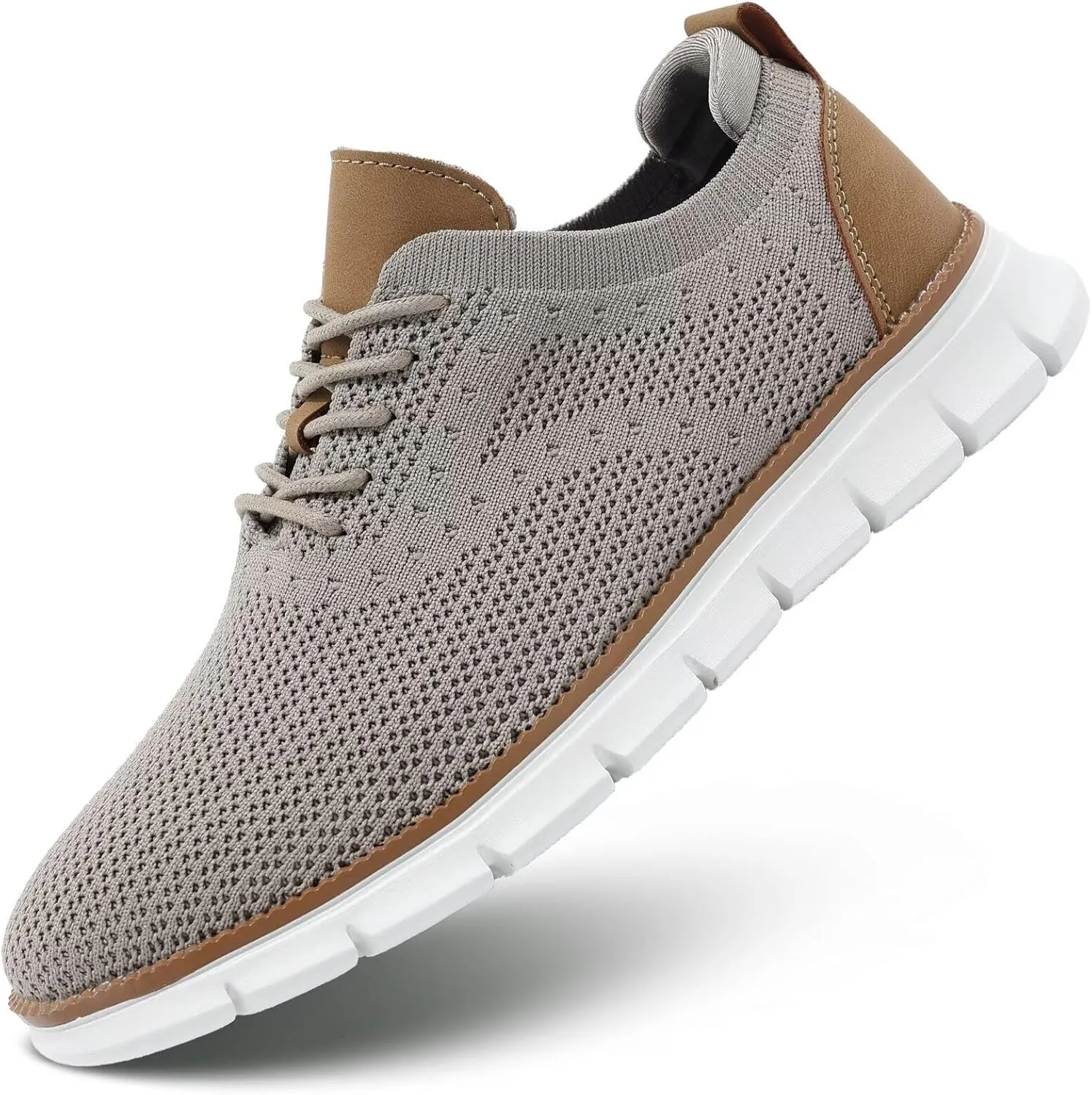 Mens Oxfords Lace-Up Lightweight Casual Walking Shoes Dress Shoes Fashion Sneakers Walking Shoes