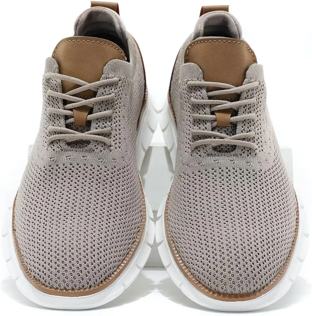 Mens Oxfords Lace-Up Lightweight Casual Walking Shoes Dress Shoes Fashion Sneakers Walking Shoes