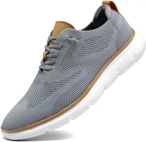 Men's Oxfords Lace-Up Lightweight Casual Walking Shoes Dress Shoes Fashion Sneakers