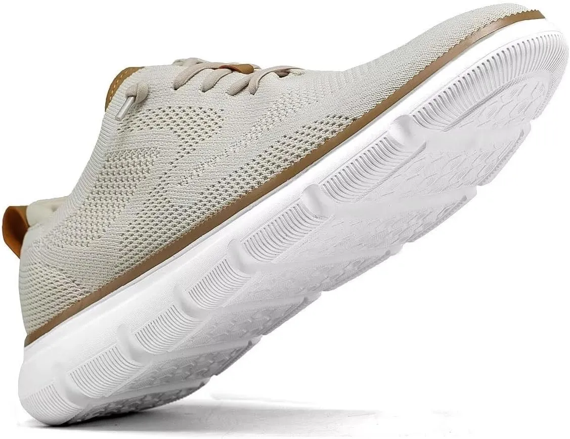 Men's Oxfords Lace-Up Lightweight Casual Walking Shoes Dress Shoes Fashion Sneakers