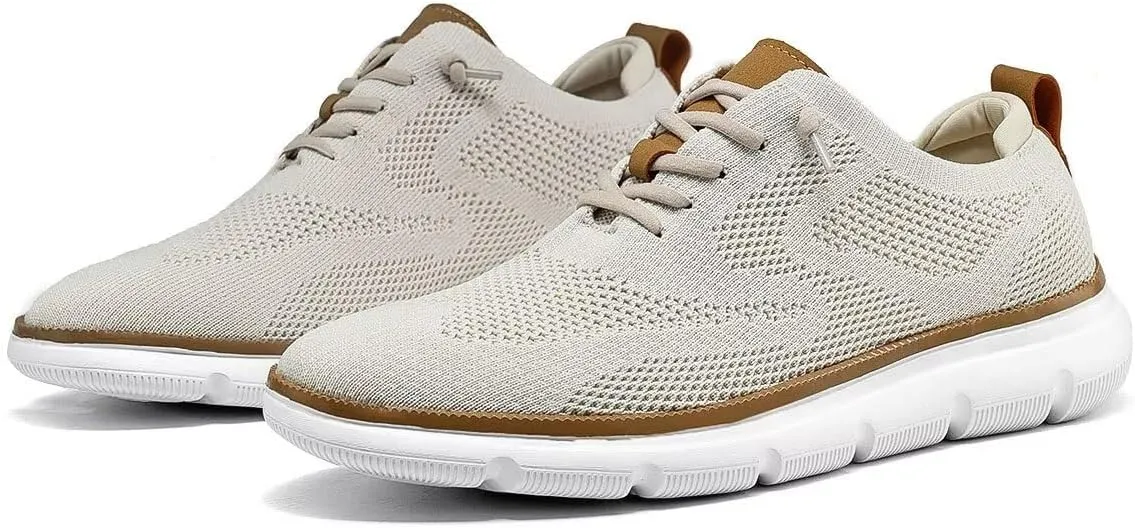 Men's Oxfords Lace-Up Lightweight Casual Walking Shoes Dress Shoes Fashion Sneakers