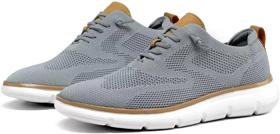 Men's Oxfords Lace-Up Lightweight Casual Walking Shoes Dress Shoes Fashion Sneakers