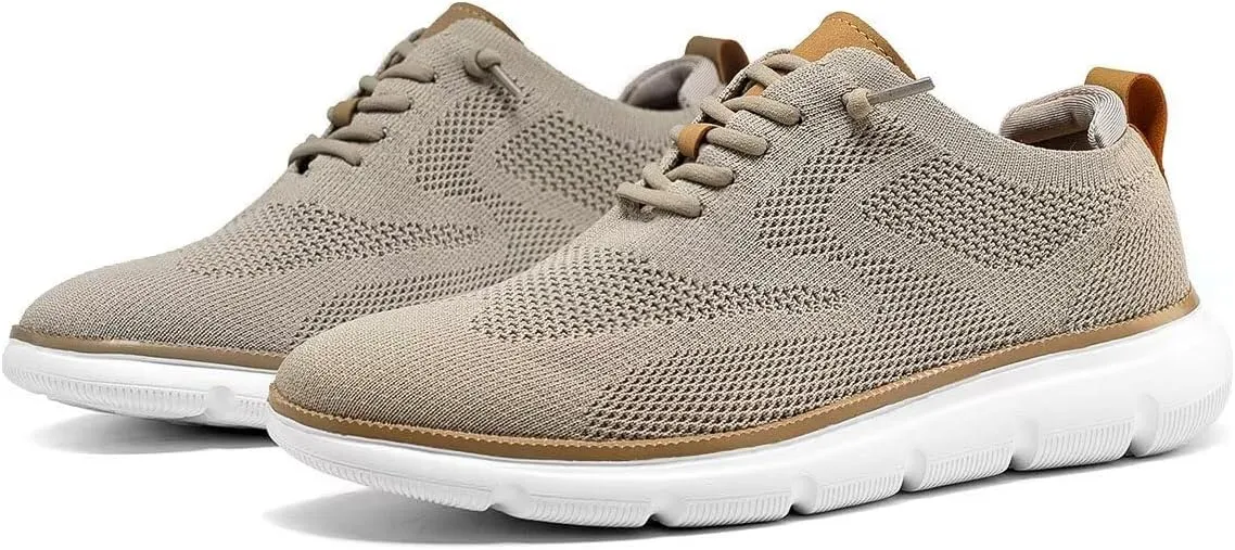 Men's Oxfords Lace-Up Lightweight Casual Walking Shoes Dress Shoes Fashion Sneakers