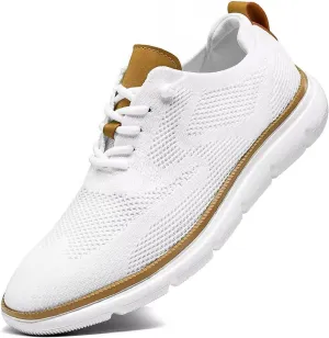 Mens Oxfords Lace-Up Lightweight Casual Walking Shoes Fashion Sneakers Shoes