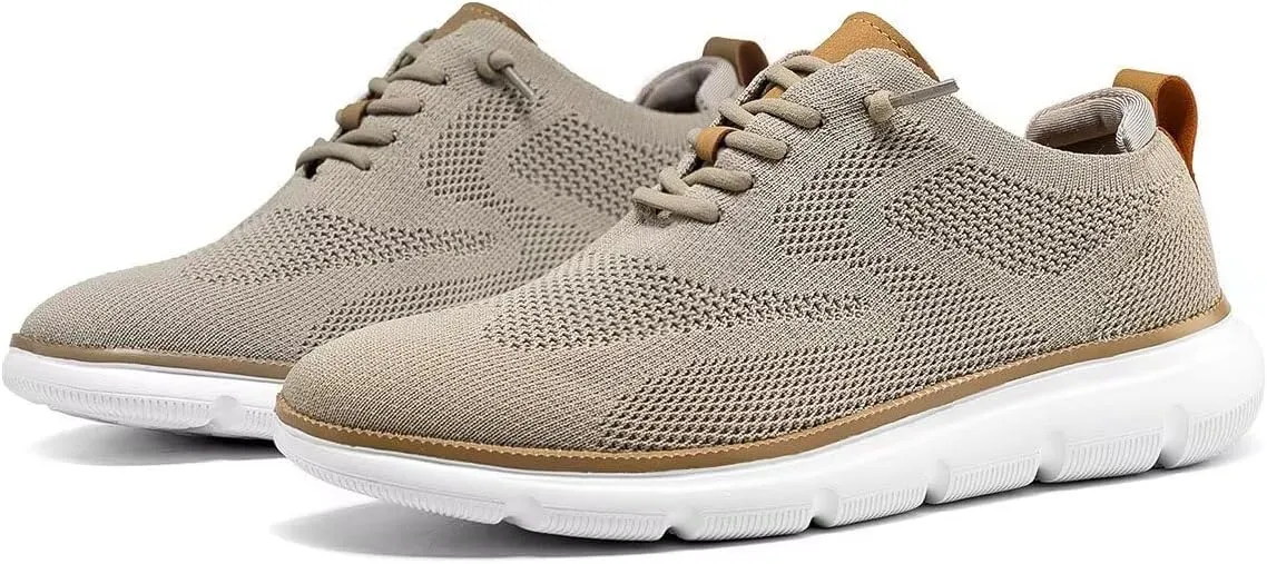 Mens Oxfords Lace-Up Lightweight Casual Walking Shoes Fashion Sneakers Shoes