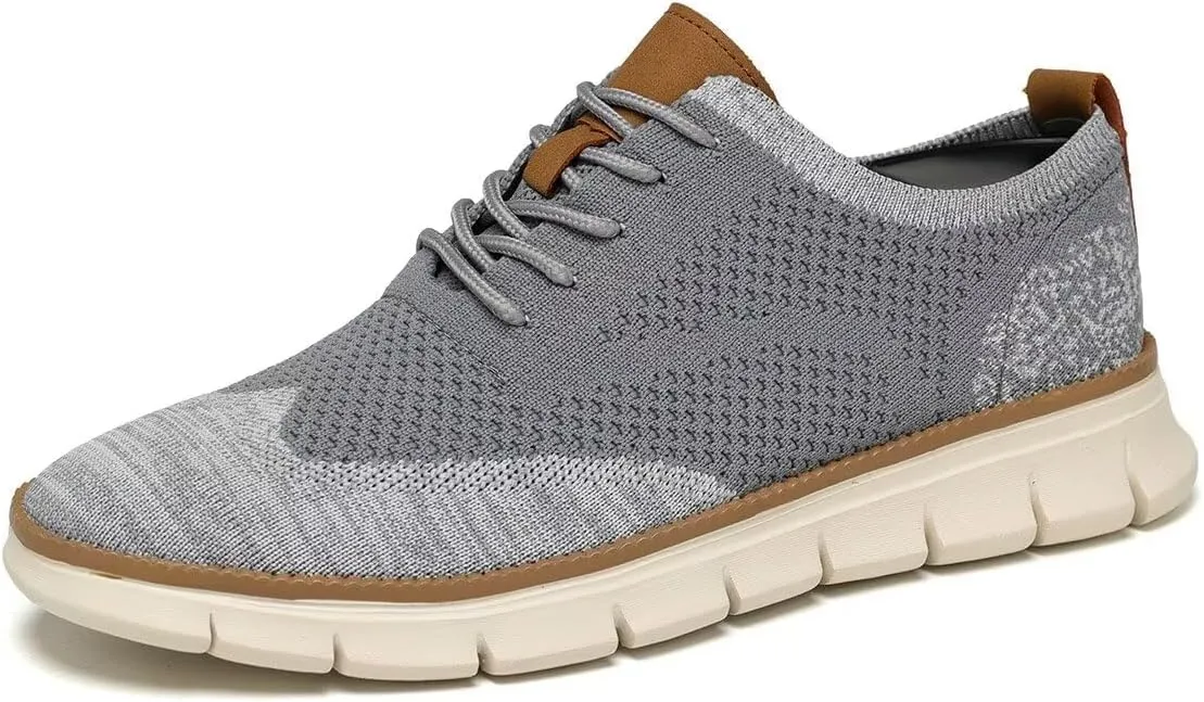 Men's Oxfords Lace-Up Lightweight Casual Walking Shoes Fashion Sneakers Shoes