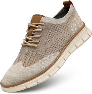 Men's Oxfords Lace-Up Lightweight Casual Walking Shoes Fashion Sneakers Shoes