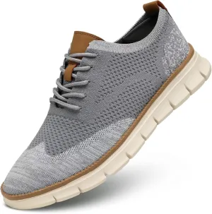 Men's Oxfords Lace-Up Lightweight Casual Walking Shoes Fashion Sneakers Shoes
