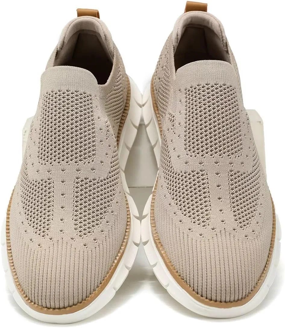 Men's Oxfords Lace-Up Lightweight Casual Walking Shoes Fashion Sneakers Shoes
