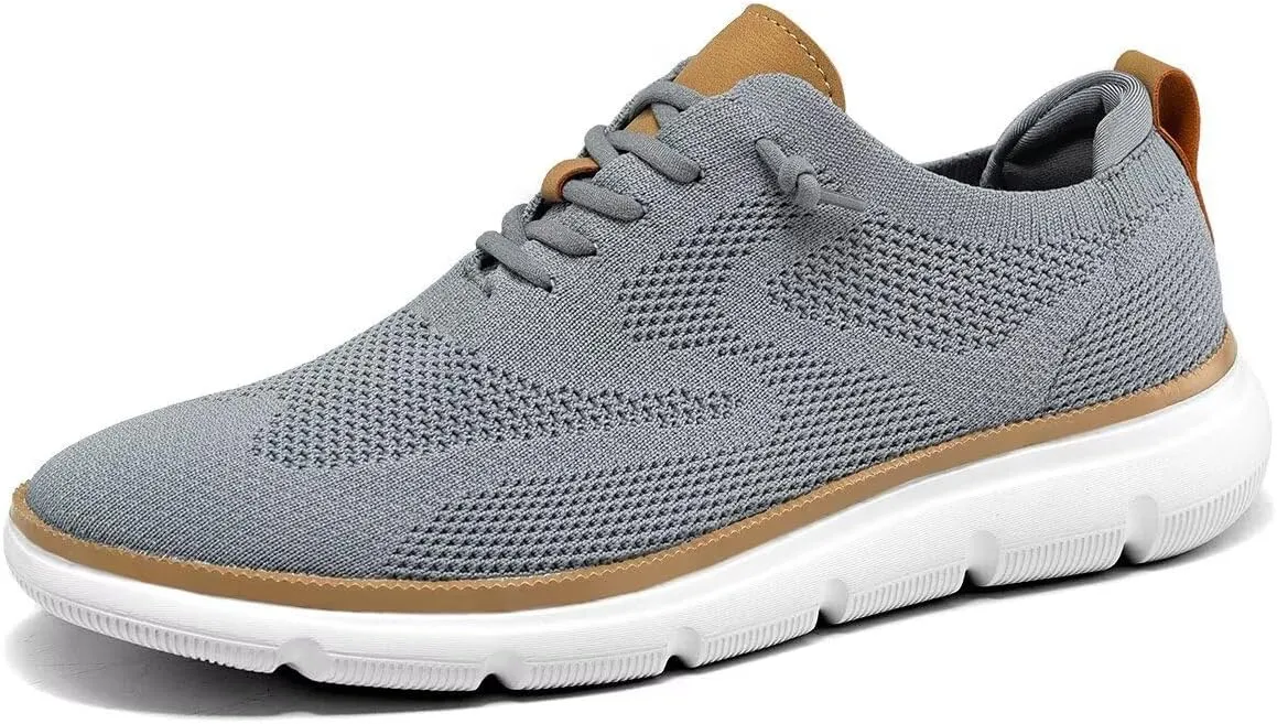 Mens Oxfords Lace-Up Lightweight Casual Walking Shoes Fashion Sneakers Shoes