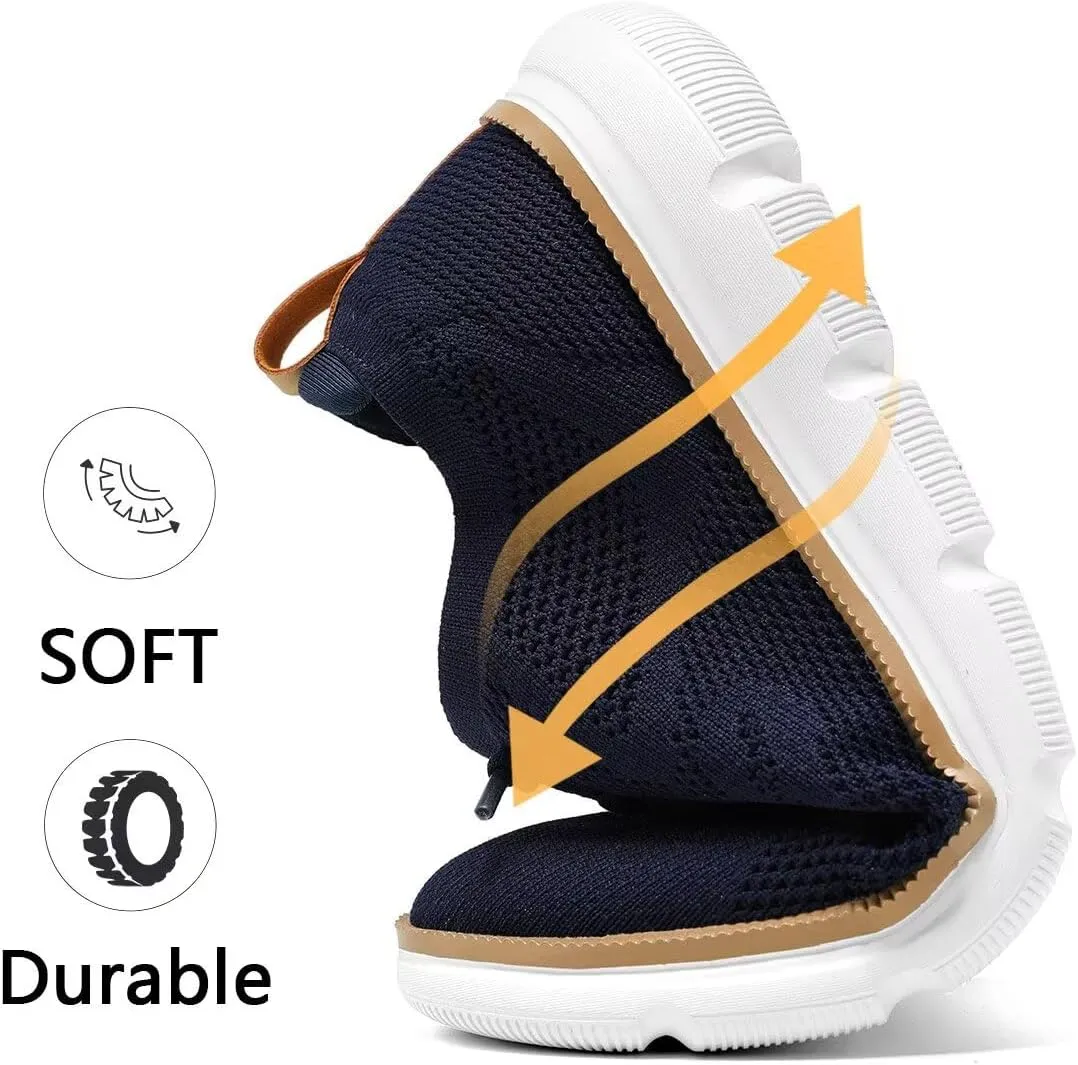 Mens Oxfords Lace-Up Lightweight Casual Walking Shoes Fashion Sneakers Shoes