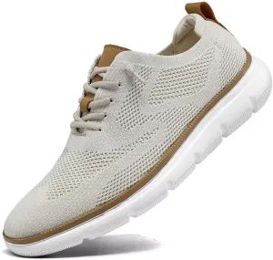 Mens Oxfords Lace-Up Lightweight Casual Walking Shoes Fashion Sneakers Shoes