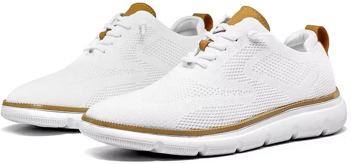 Mens Oxfords Lace-Up Lightweight Casual Walking Shoes Fashion Sneakers Shoes