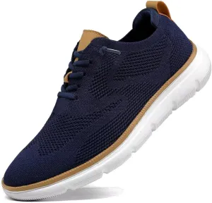 Mens Oxfords Lace-Up Lightweight Casual Walking Shoes Fashion Sneakers Shoes