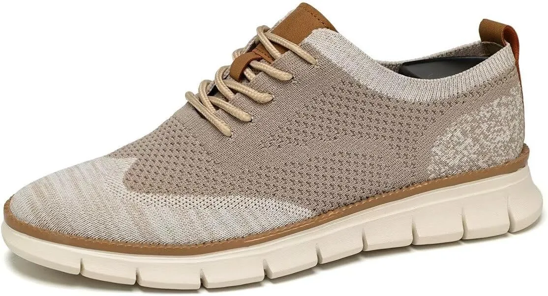 Men's Oxfords Lace-Up Lightweight Casual Walking Shoes Fashion Sneakers Shoes