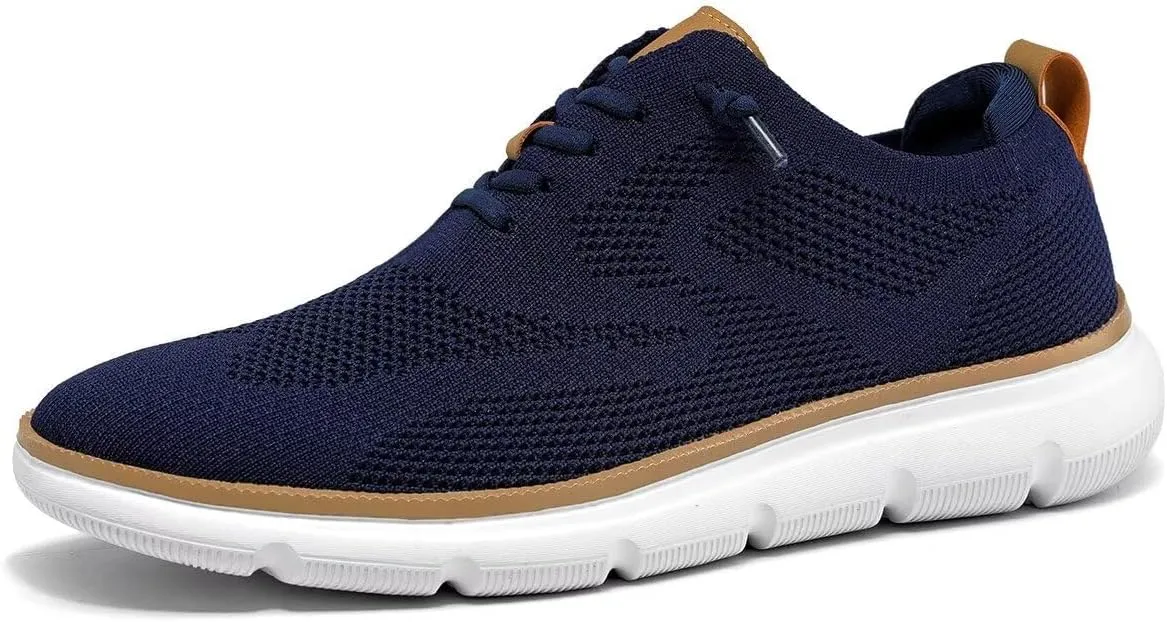 Mens Oxfords Lace-Up Lightweight Casual Walking Shoes Fashion Sneakers Shoes
