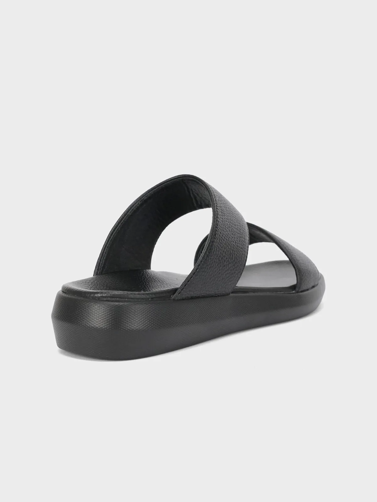 Mens "QATADA" Dual Strap Casual Slippers