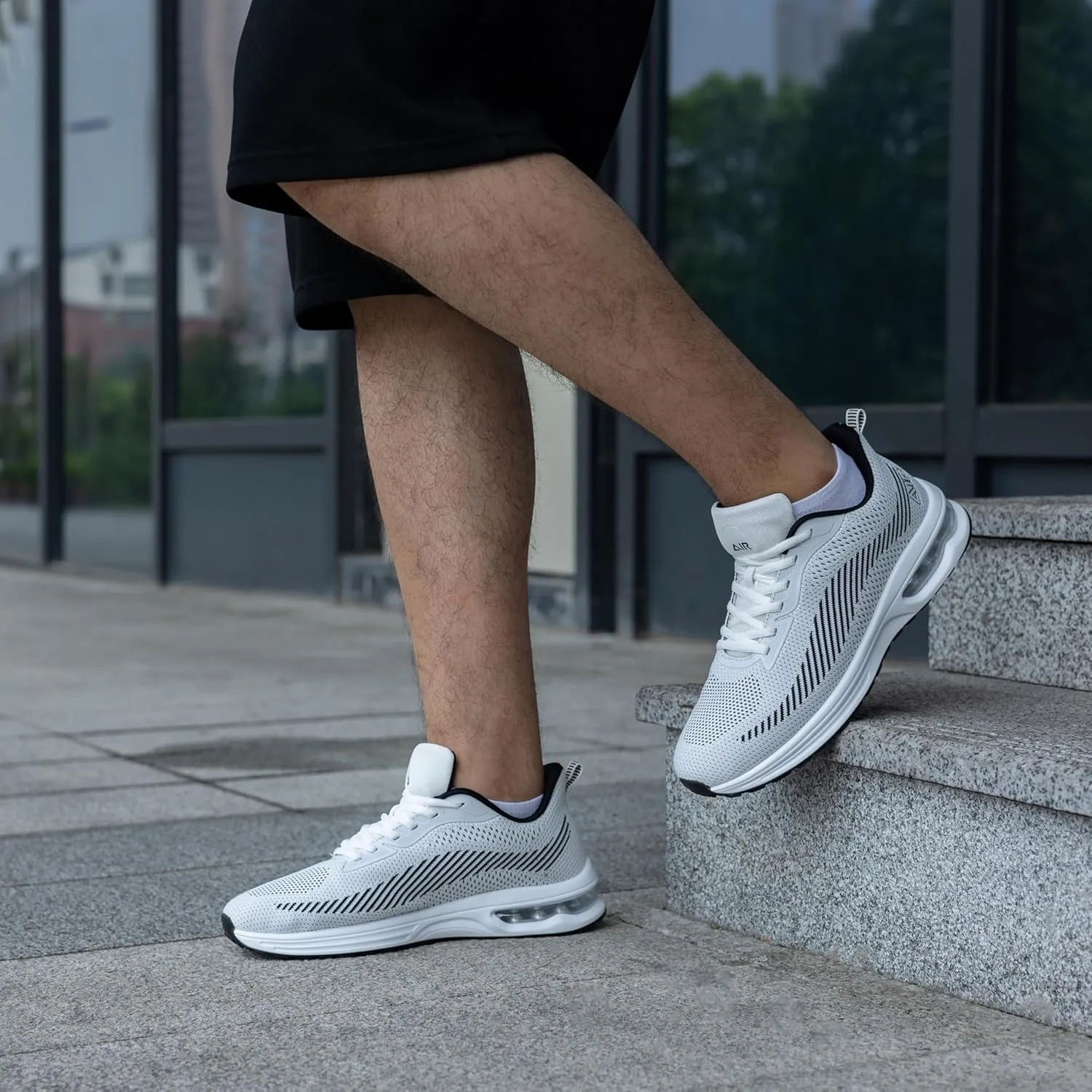 Men's Running Shoes Air Athletic Tennis Breathable Walking Sneakers Gym Training Comfortable Outdoor Sports Shoes US 7-13