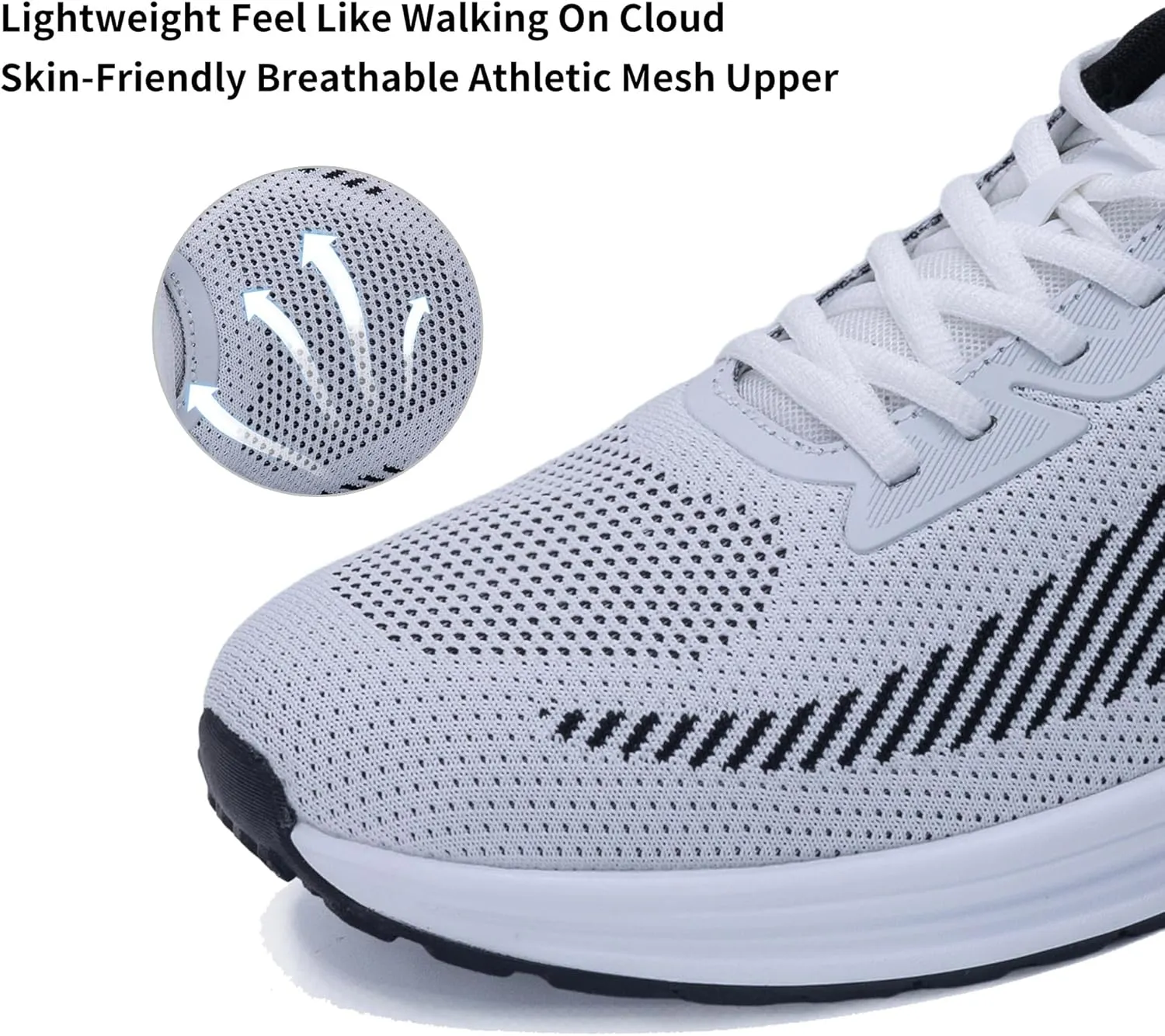 Men's Running Shoes Air Athletic Tennis Breathable Walking Sneakers Gym Training Comfortable Outdoor Sports Shoes US 7-13