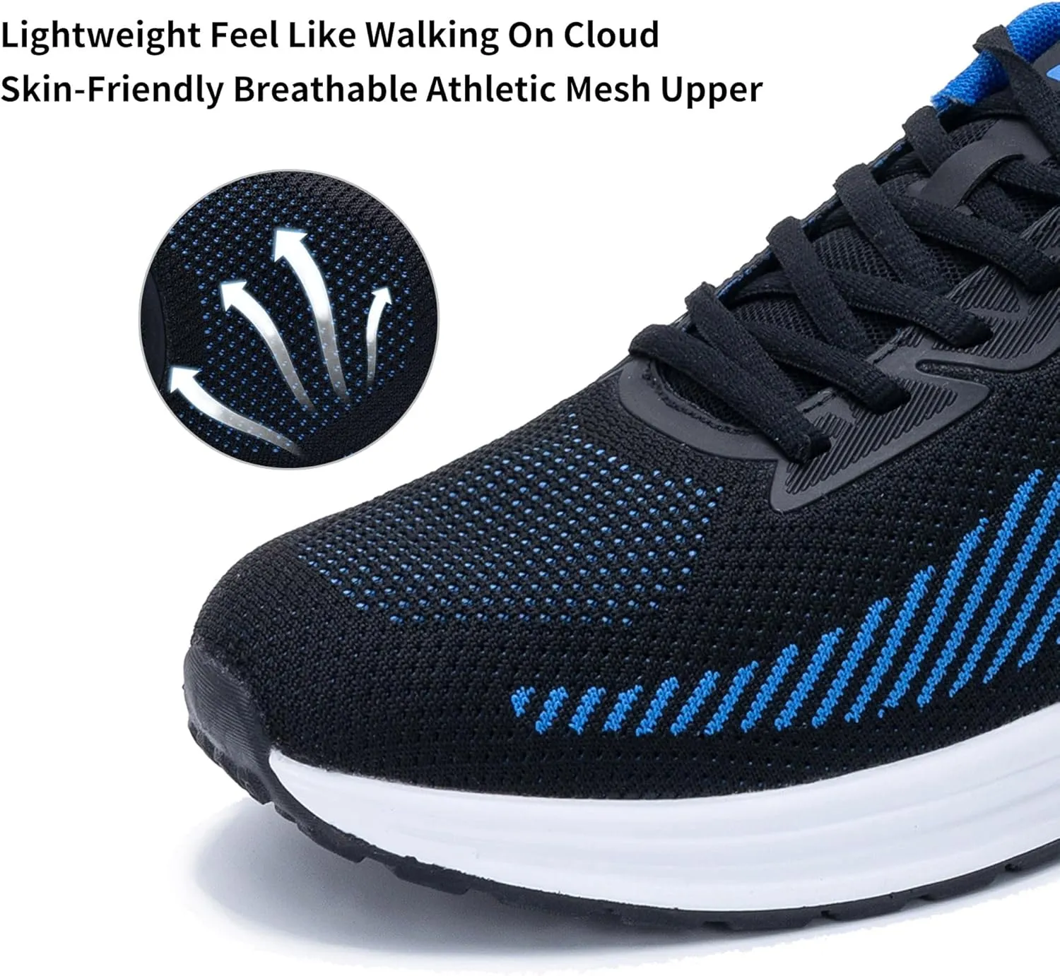 Men's Running Shoes Air Athletic Tennis Breathable Walking Sneakers Gym Training Comfortable Outdoor Sports Shoes US 7-13