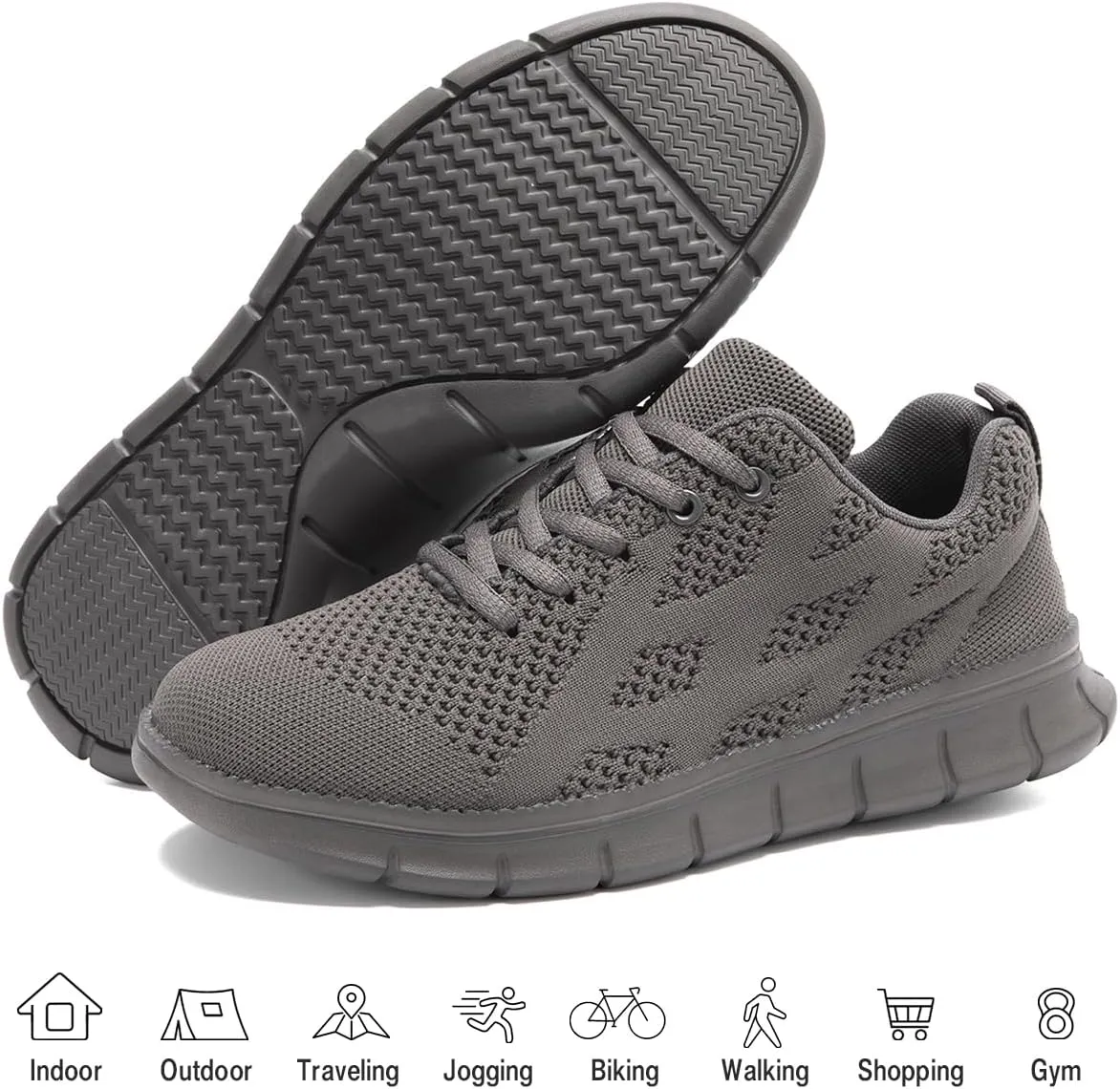 Mens Running Shoes Slip On Sneakers Walking Tennis Gym Athletic Sports Fashion Casual Breathable Shoes